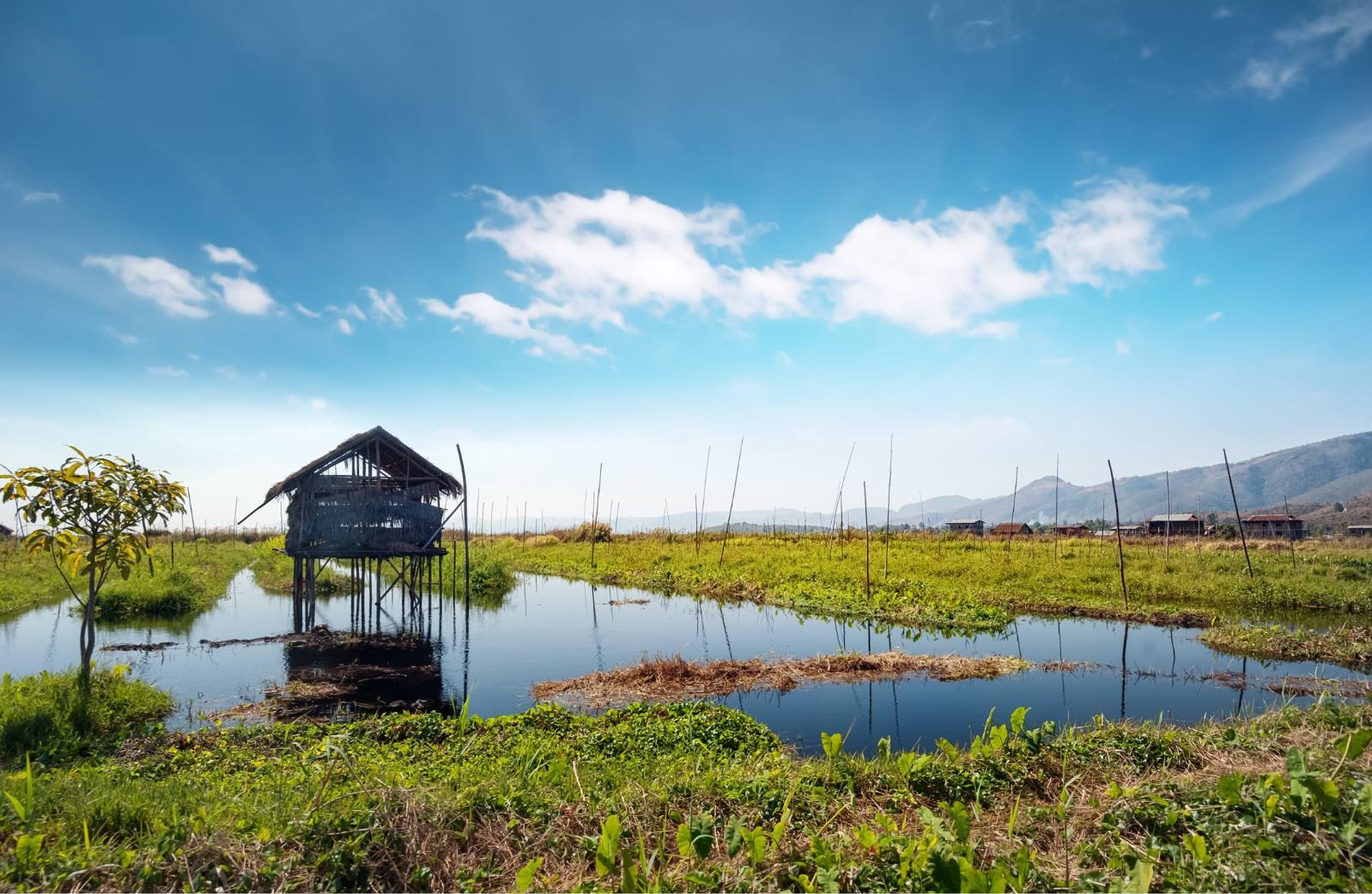 Inle Lake Stilt Houses